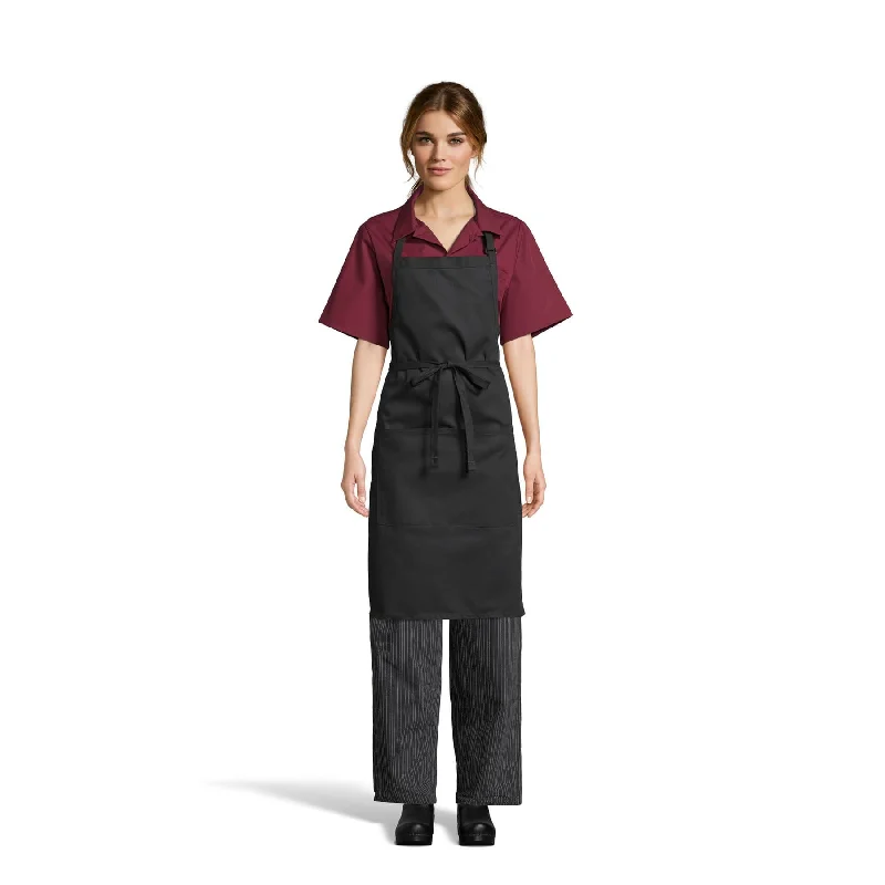 2-Pocket Adjustable Bib Apron