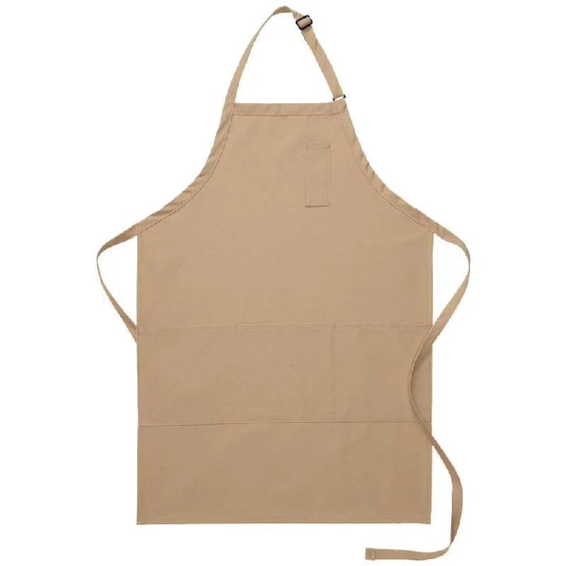 3-Pocket Butcher Apron W/Pencil Pocket (Made in the USA - 34")