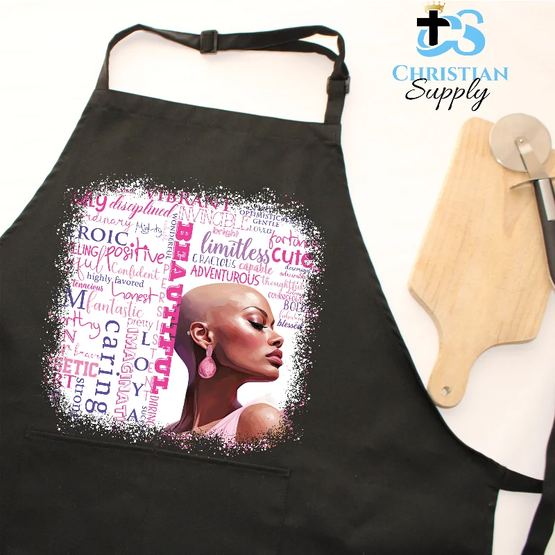 Bald and Beautiful Apron