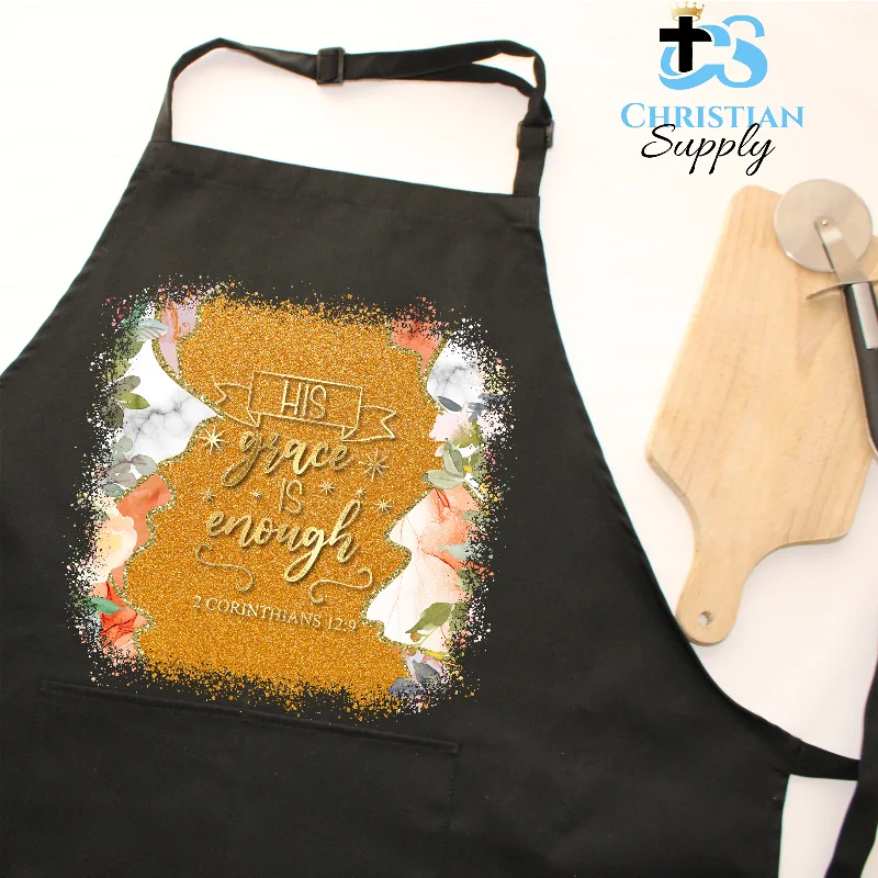 His Grace is Enough Apron