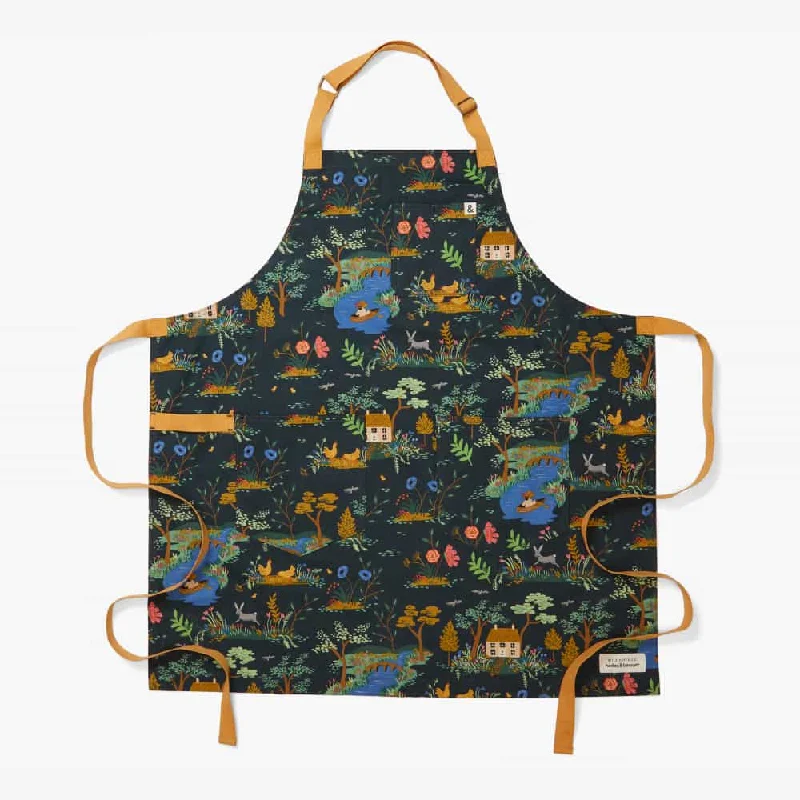 RIfle Paper Co. English Garden Toile Hunter Essential Apron