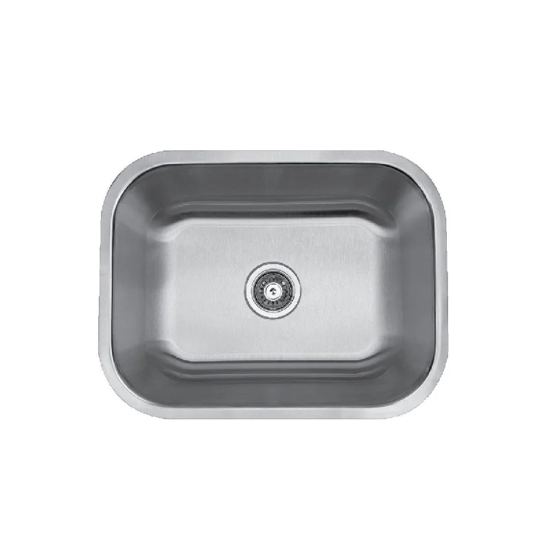 Builder's Choice 23" Undermount Single Bowl Stainless Steel Sink