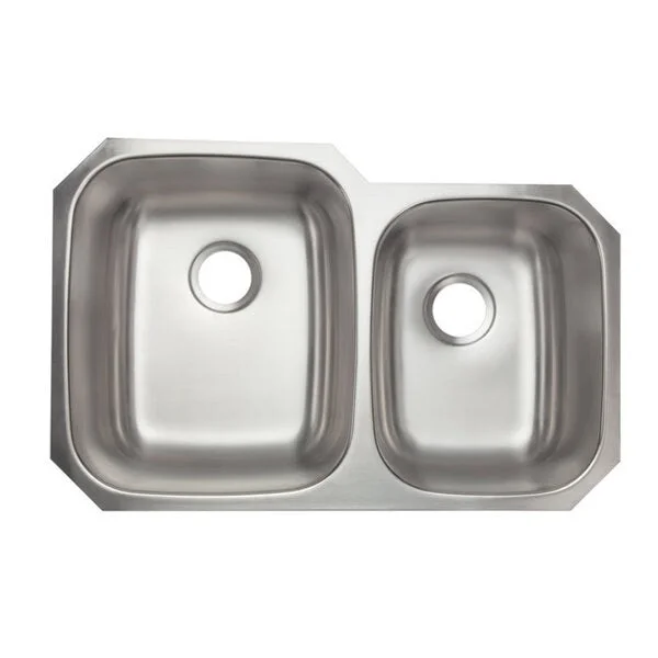 Designer Collection Stainless Steel Double Bowl Kitchen Sink