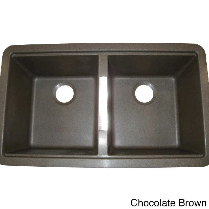 Ukinox Granite 50/50 Double-bowl Undermount Sink