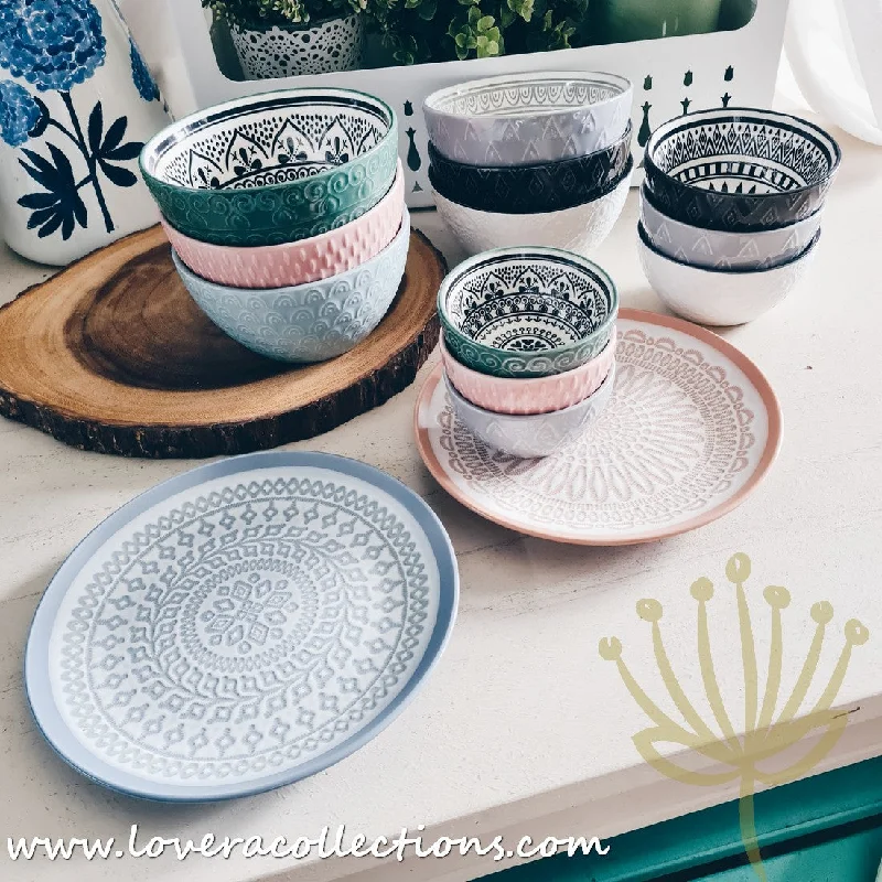 *BUY 1 FREE 1 PROMO* Bohemian Embossed Dinnerware Collection