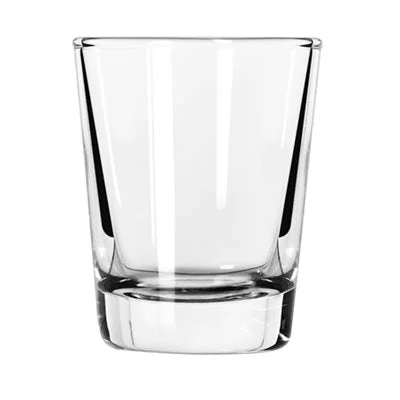 Libbey 2 Oz Whiskey Glass with 3 Pour Lines 12 /Case