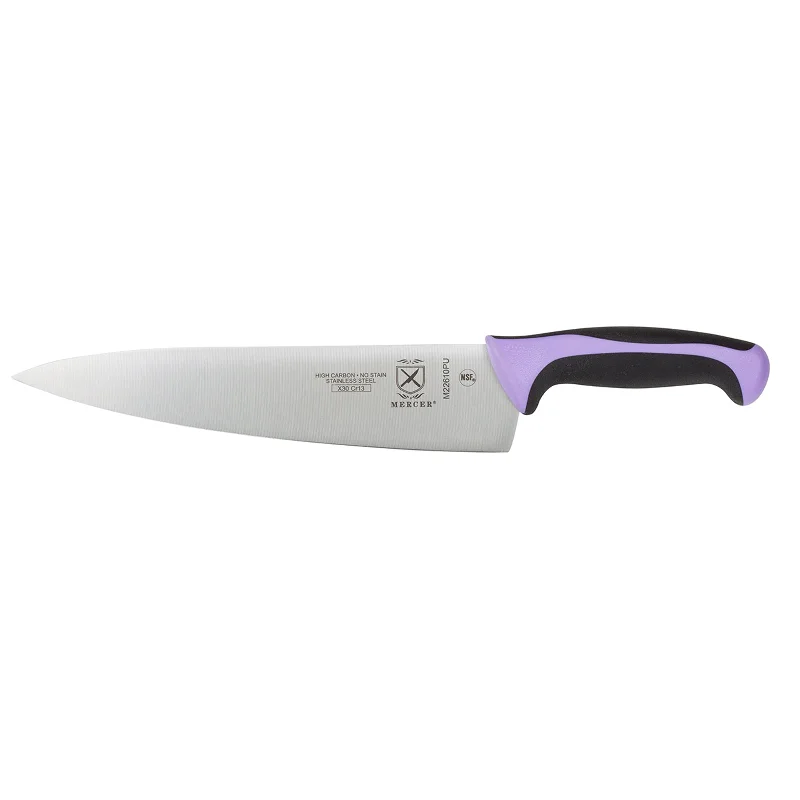 Mercer Culinary Millennia 10" Chef Knife with Purple Handle