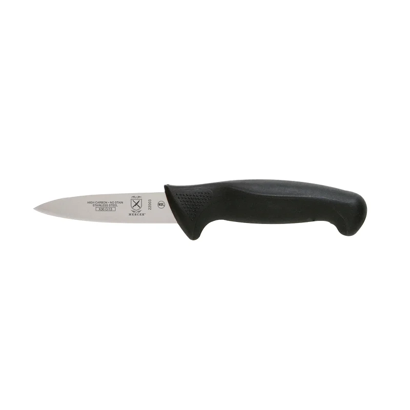 Mercer Culinary Millennia 3.5" Paring Knife with Black Handle