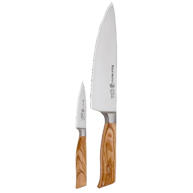 Messermeister Oliva Elite 2 Piece Chef's Knife & Paring Knife Set