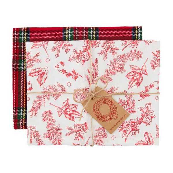 Mud Pie - Christmas Toile Towel