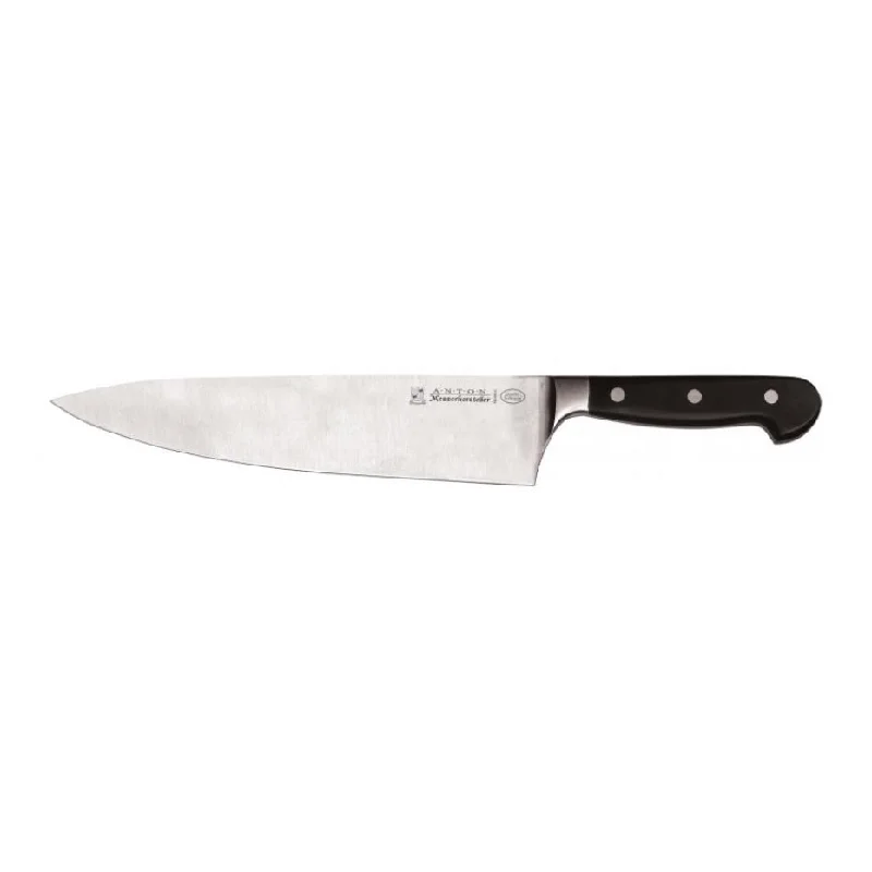 Nella 10" Medium Forged Cook Knife, Black Handle