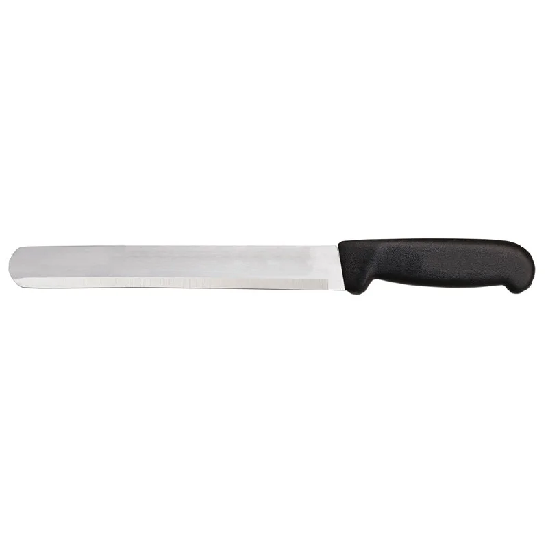 Nella 10" Slicer Straight Knife, Black Handle