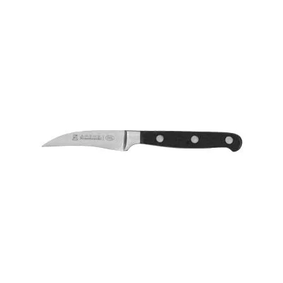 Nella Anton 3" Turning Forged Knife, Black Handle