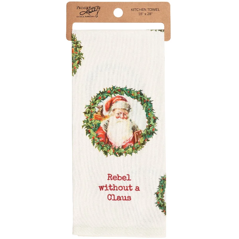 Primitives by Kathy - Rebel Claus Kitchen Towel