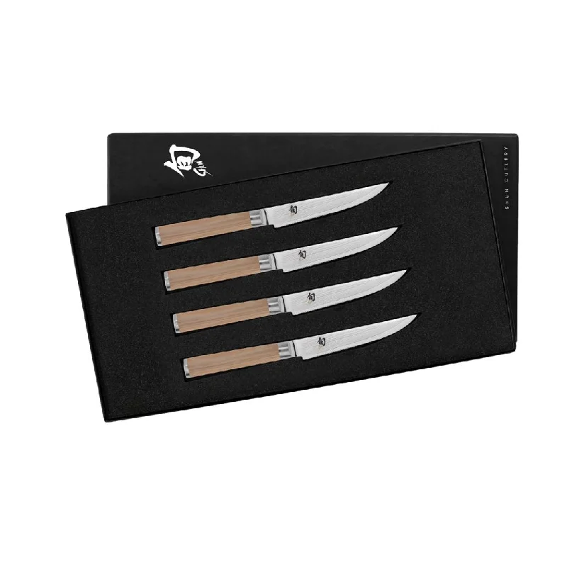 Shun Classic Blonde 4 Piece Steak Knife Set