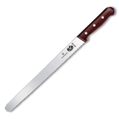 Victorinox 12" Serrated Edge Roast Beef Slicing / Carving Knife, Rosewood Handle