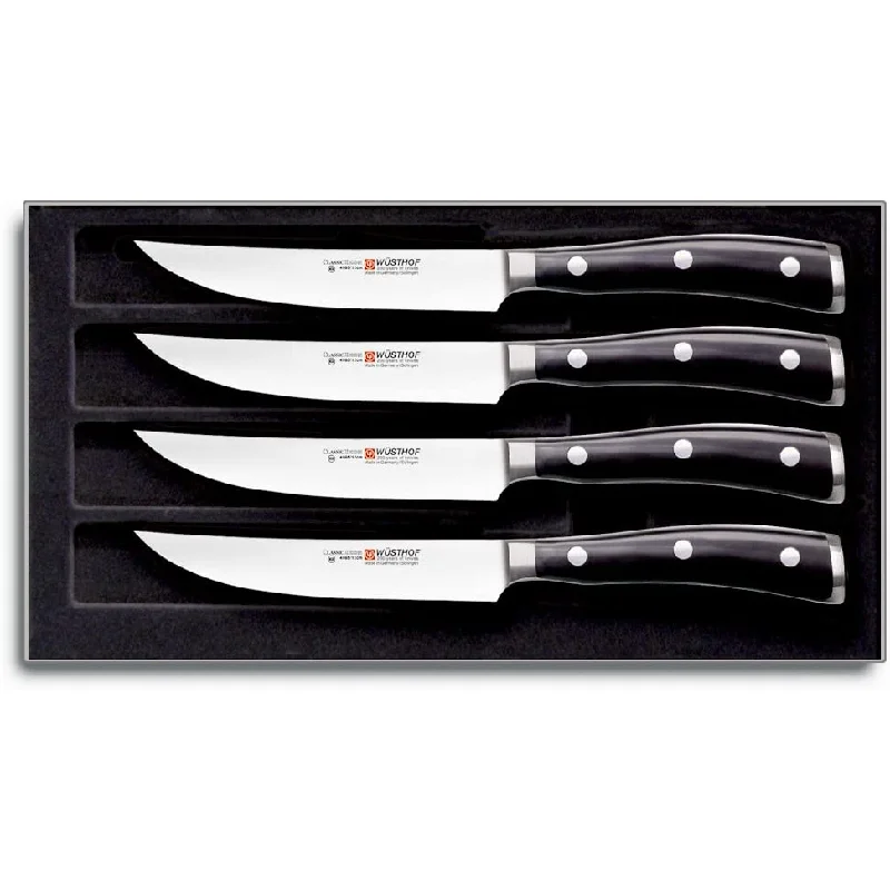 Wusthof Classic Ikon 4 Piece Steak Knife Set