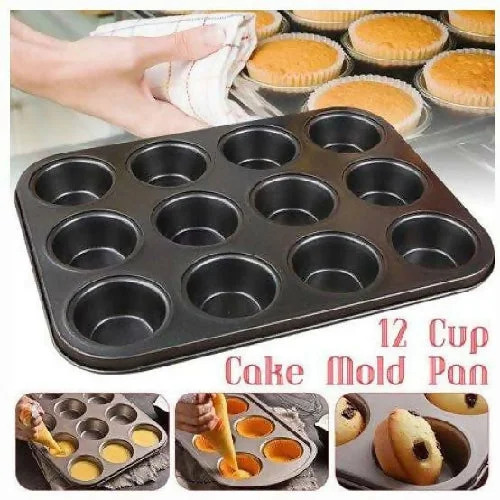 12 Holes Muffin Cake Pan