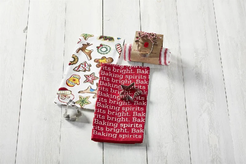 Mud Pie - Christmas Towel & Cookie Cutter Set