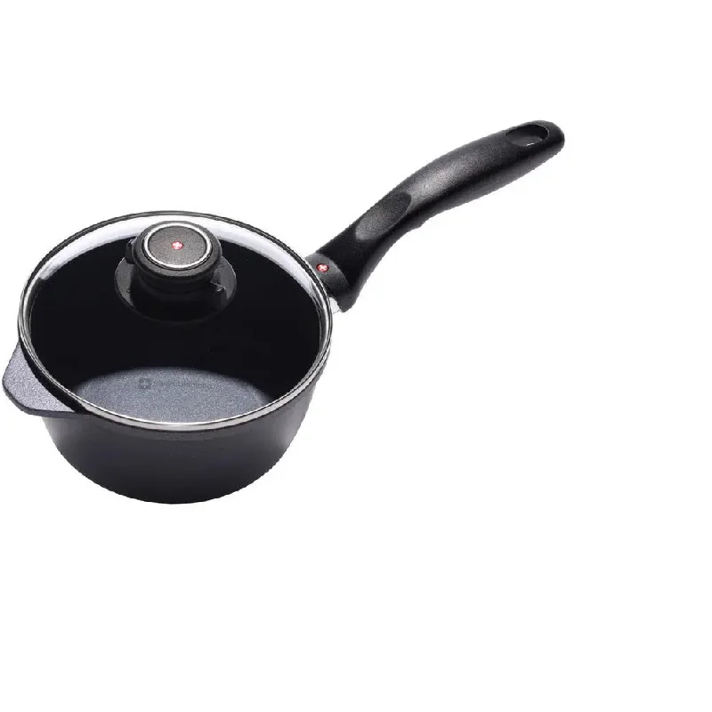 Swiss Diamond HD 1.4 qt Nonstick Saucepan with Glass Lid